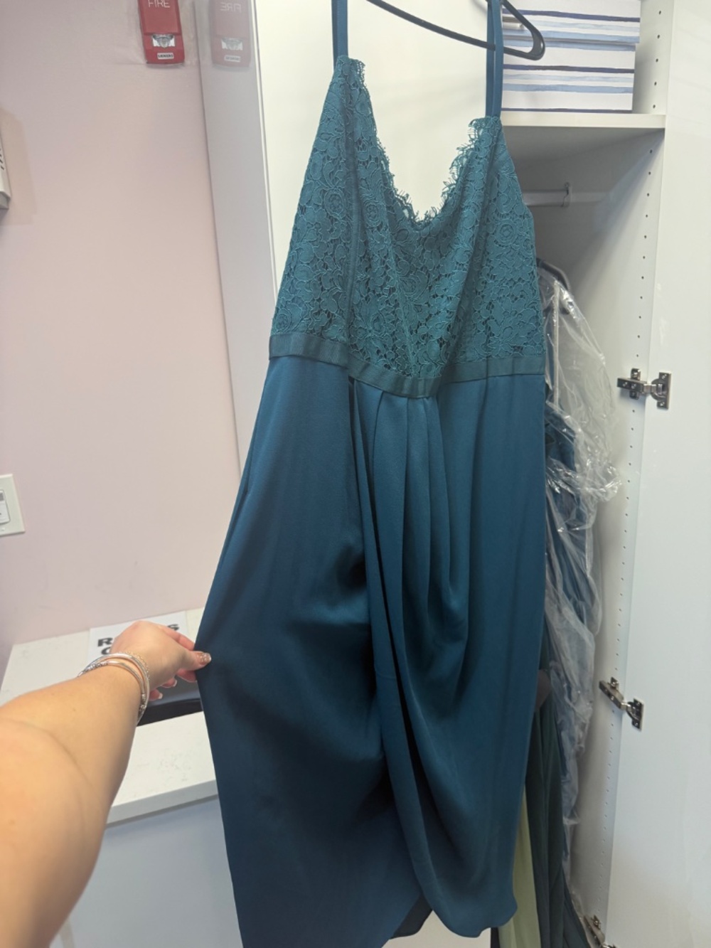 City chic lace tulip hem dress - Picture 2 of 3